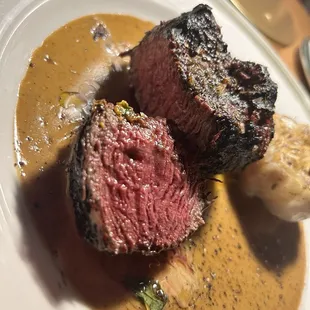 Hand Cut Filet Au Poivre