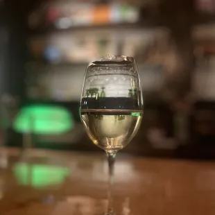 Wine at the bar