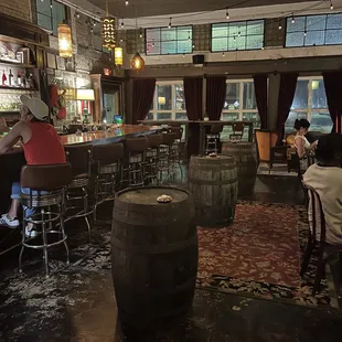 people sitting at the bar