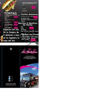 a menu for a hot dog restaurant