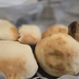 Homemade fresh from the oven pita.
