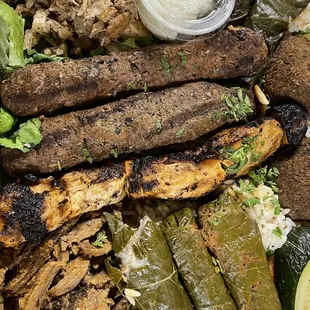 Sampler platter for 2