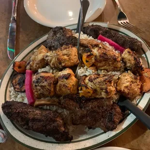 Grilled platter for 2