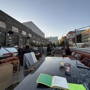 outside