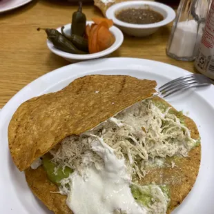 a plate of food