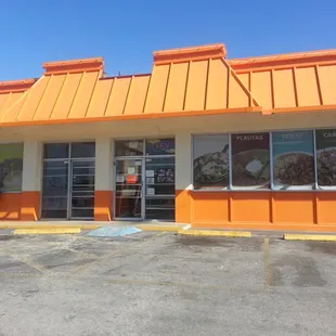 The front of the store