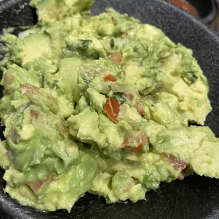 Guacamole. Ehhh. Not worth the $14.