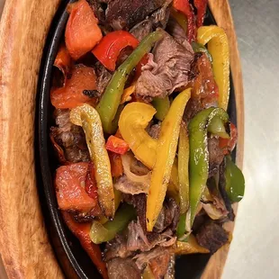 Carnitas fajitas