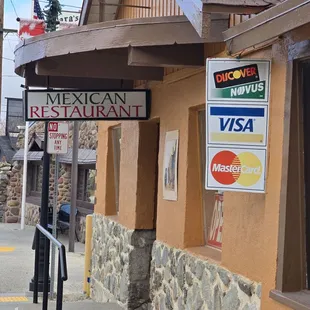 Front off the street.