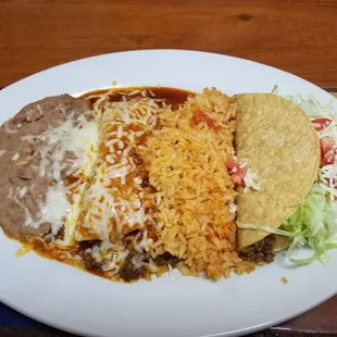Enchilada &amp; taco