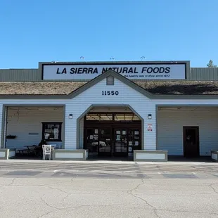 the front of the store