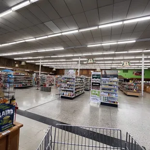 Inside the store
