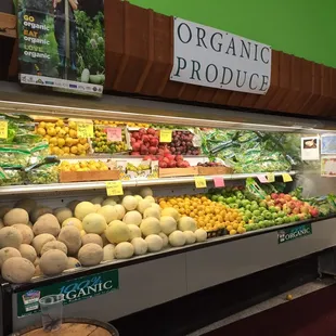Be sure to double check the PLU code. I saw some non-organic produce in this Organic Produce section.