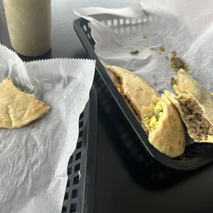 a sandwich and a drink on a table