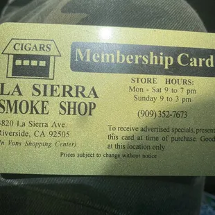 Business card