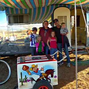 Vintage Ice Cream Cart and Trailer Vintage Travel Trailer Show