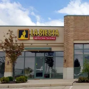 the front of the restaurant