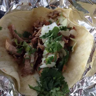 Carnitas taco