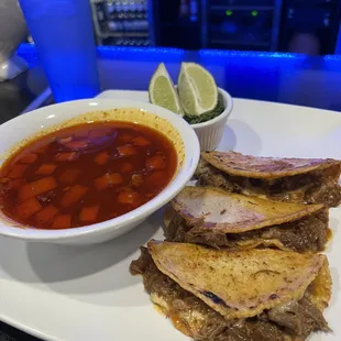 Birria tacos