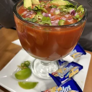 Large shrimp cocktail