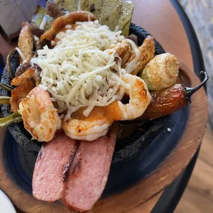 Molcajete! So good! Enough for 2 to 3 people!