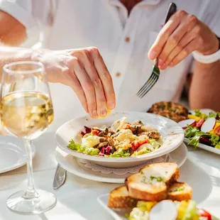 Calimary Salad, La Sirène Soho French Restaurant