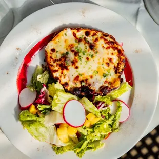 Homemade Baked Goat Cheese Tart, La Sirene Soho French Restaurant