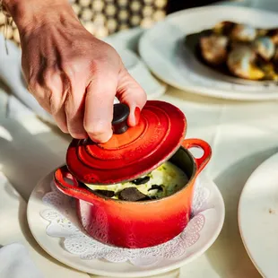 Les ravioles, La Sirène Soho French Restaurant