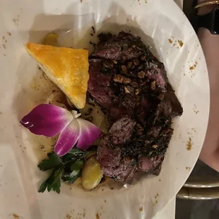 Buttered Hangar Steak