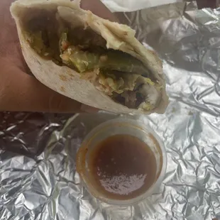 Breakfast Burritos nopal y tocino