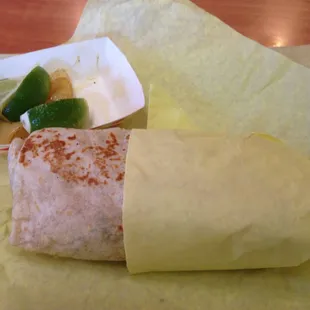 Tender, tasty and filling Cabeza buritto.
