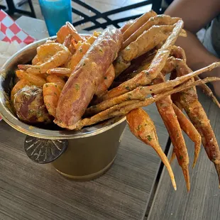 Crab feast bucket