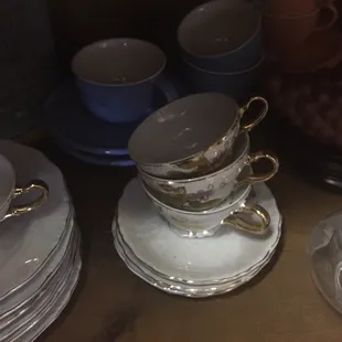 Pretty tea cups.