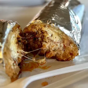 Al pastor super burrito, no beans