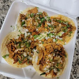 Chicken tacos!!