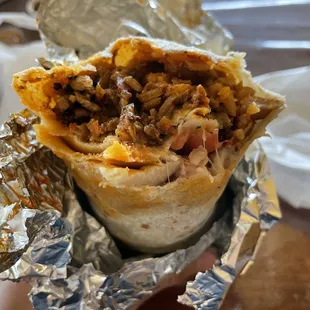 Pastor super burrito