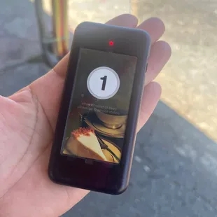 Buzzers to let you know your food is ready.