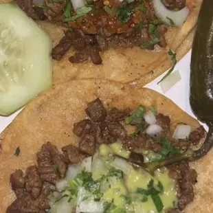 Tacos de asade