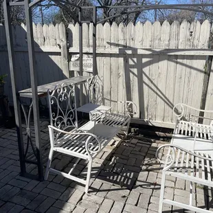 Outdoor waiting area