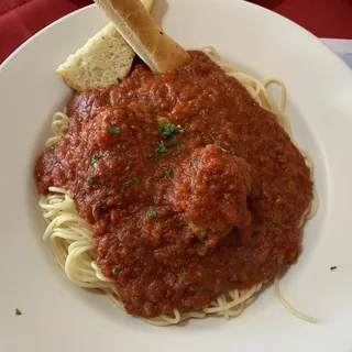 Kid's Spaghetti & Meatballs