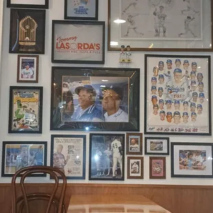 Tommy Lasorda wall ...