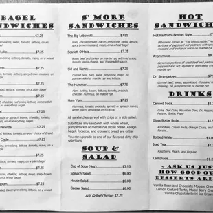 Menu - Side 2