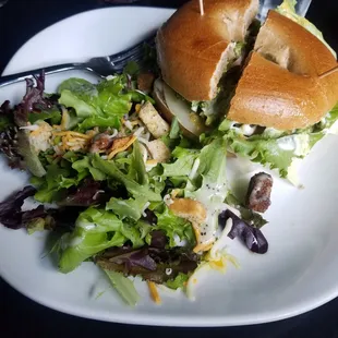 food, bagels, bagel