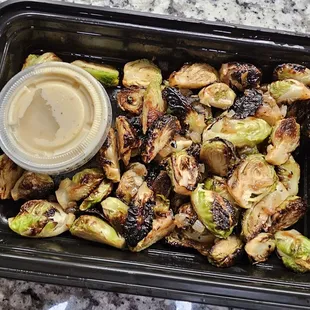 Charred Brussel Sprouts