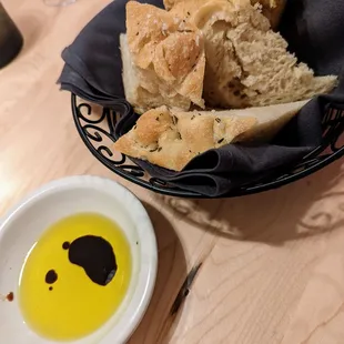 Bread and oil