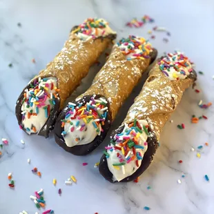 Cannoli with sprinkles!