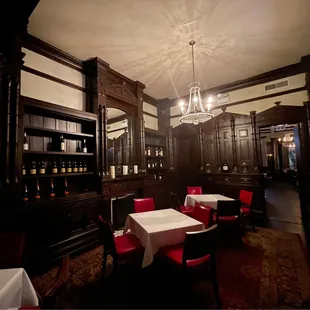 The historic "Vintage Room" inside the restaurant.