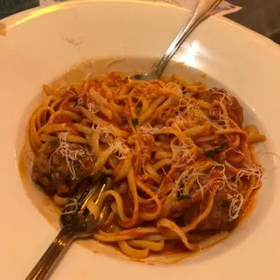 Spaghetti and Meatballs