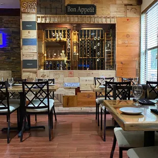 he interior of a restaurant
