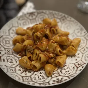 Rigatoni bolognese (wild boar)